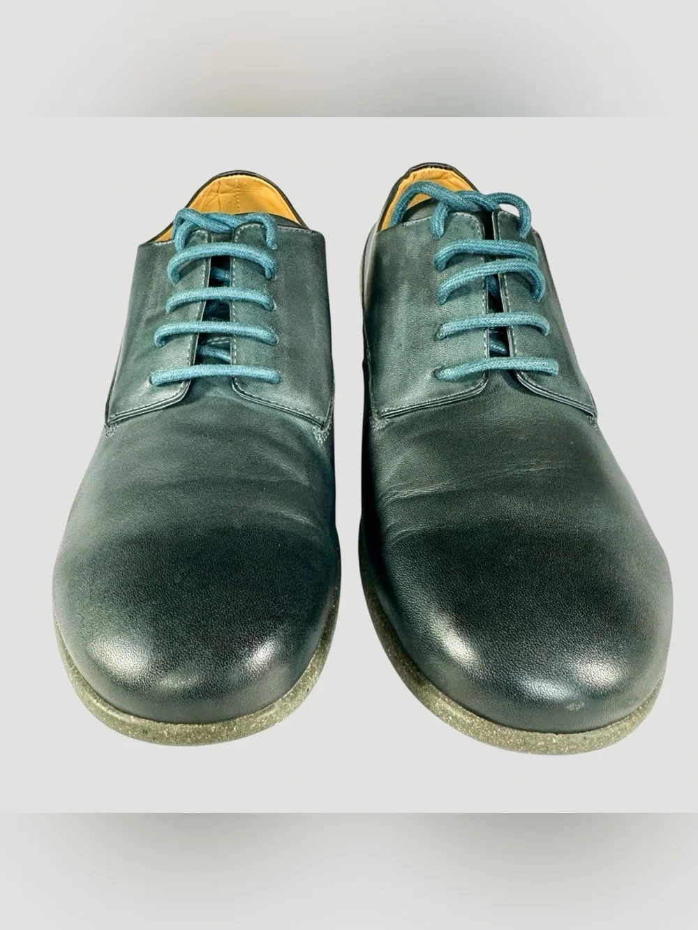 John Fluevog Men’s WIFI PASSWORD- Gibson Navy Shoes